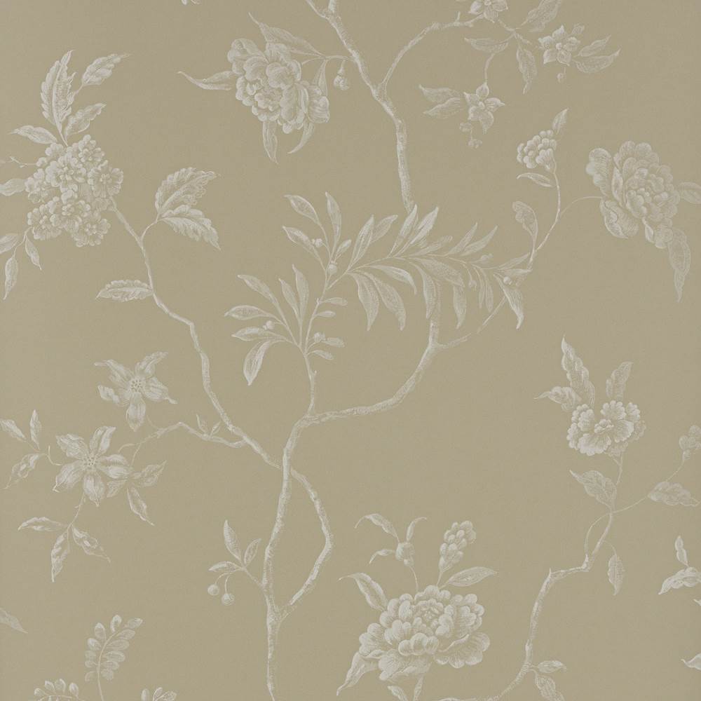 Honeysuckle Garden by Colefax and Fowler - Aqua - Wallpaper : Wallpaper  Direct