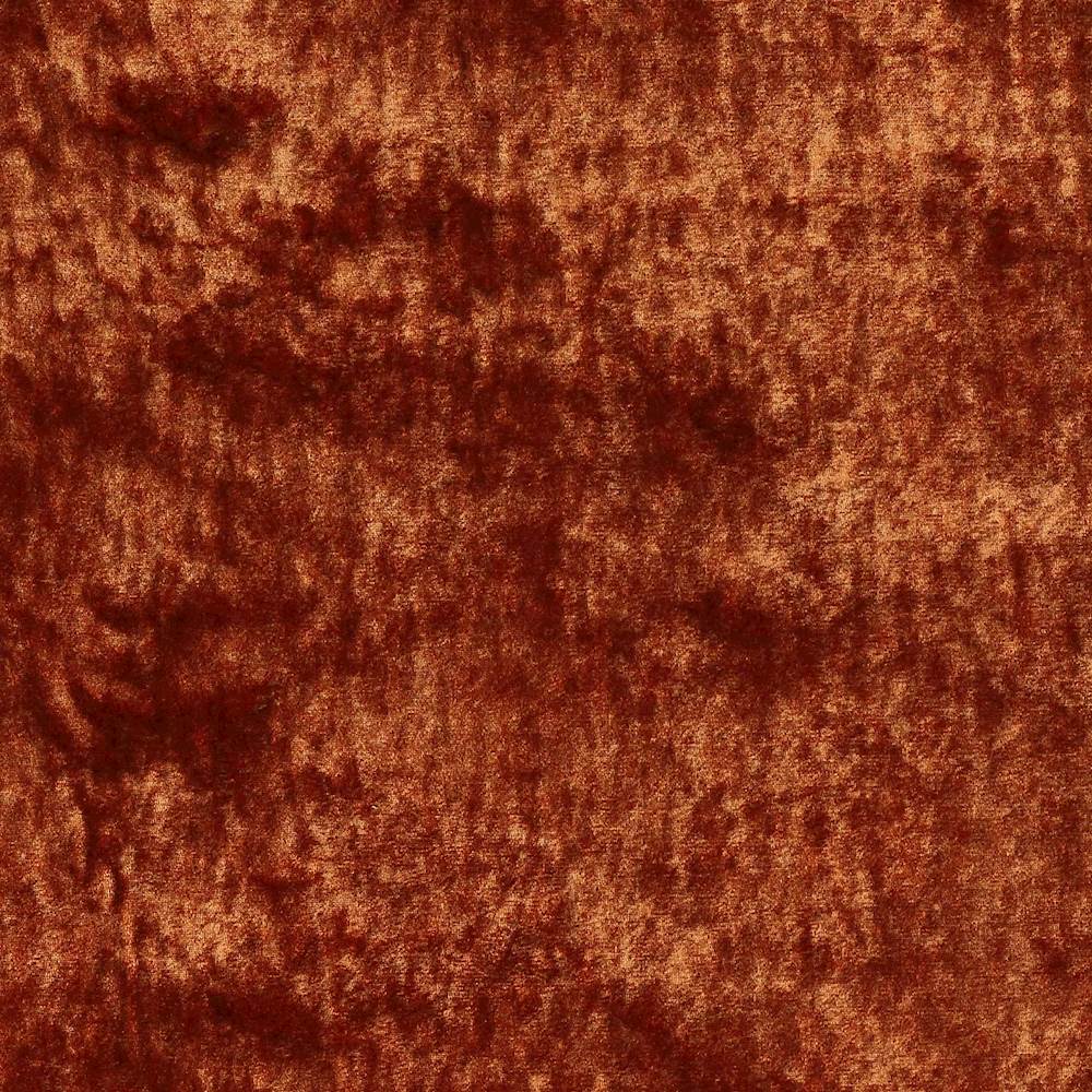 Red Crushed Flocked Velvet Fabric