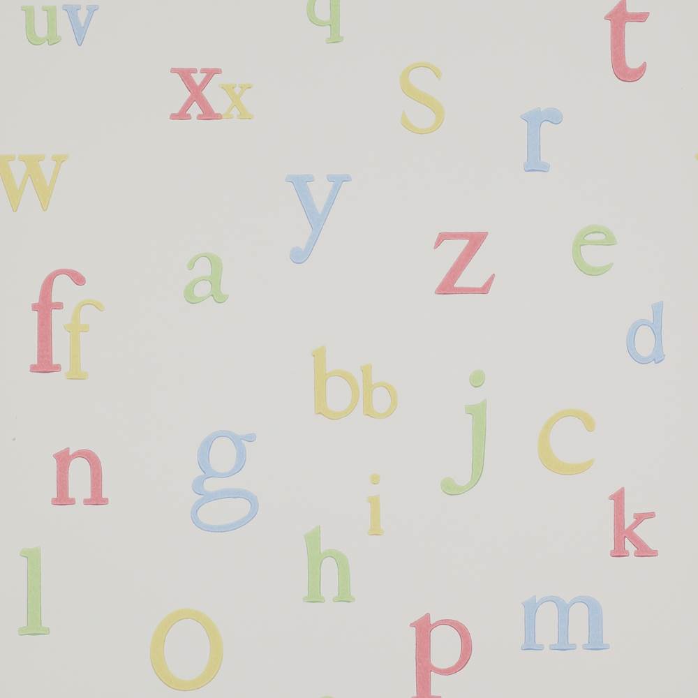 Alphabet Wallpaper Multi Cowtan Tout Design Library