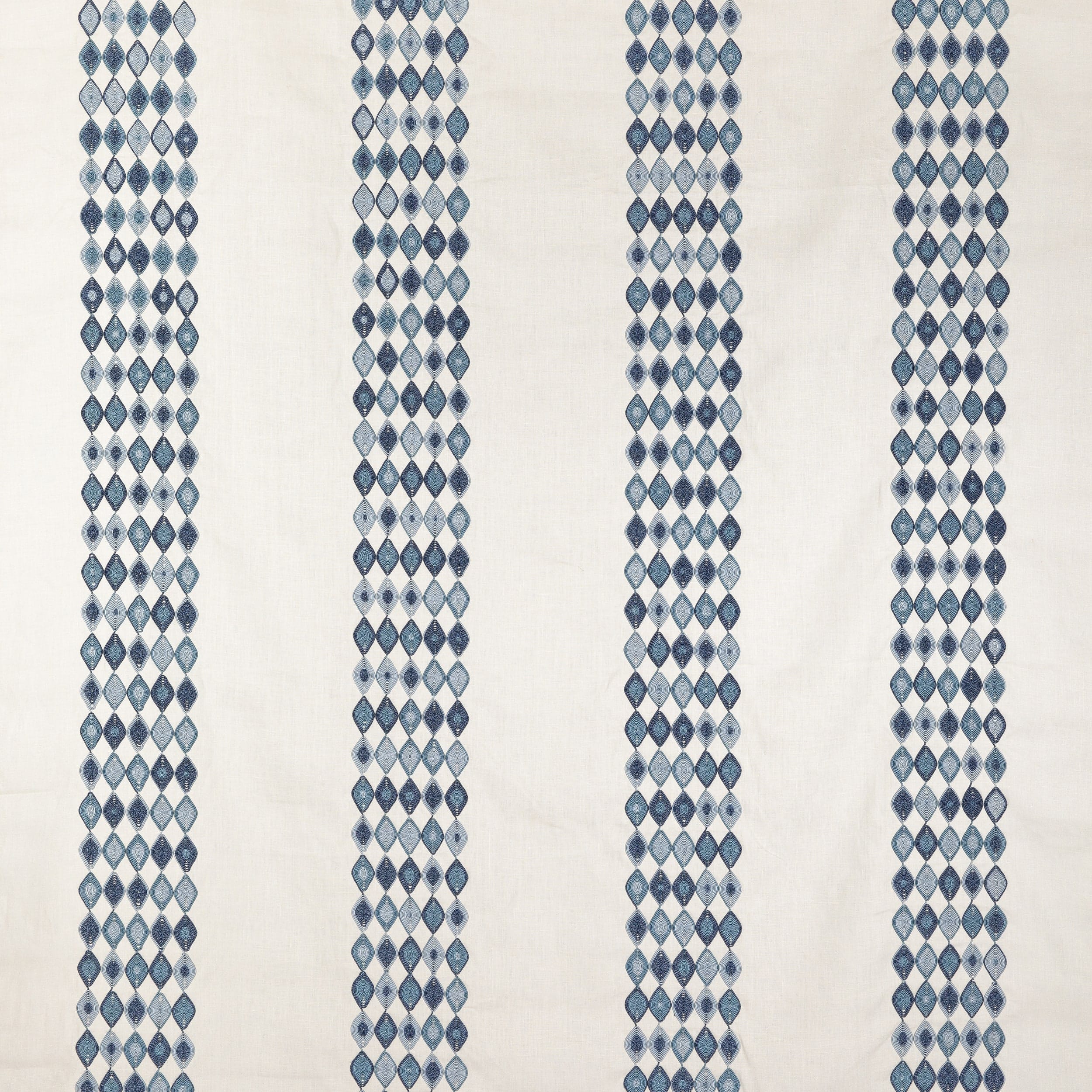 Bandera Stripe, delft, sand - Cowtan & Tout Design Library