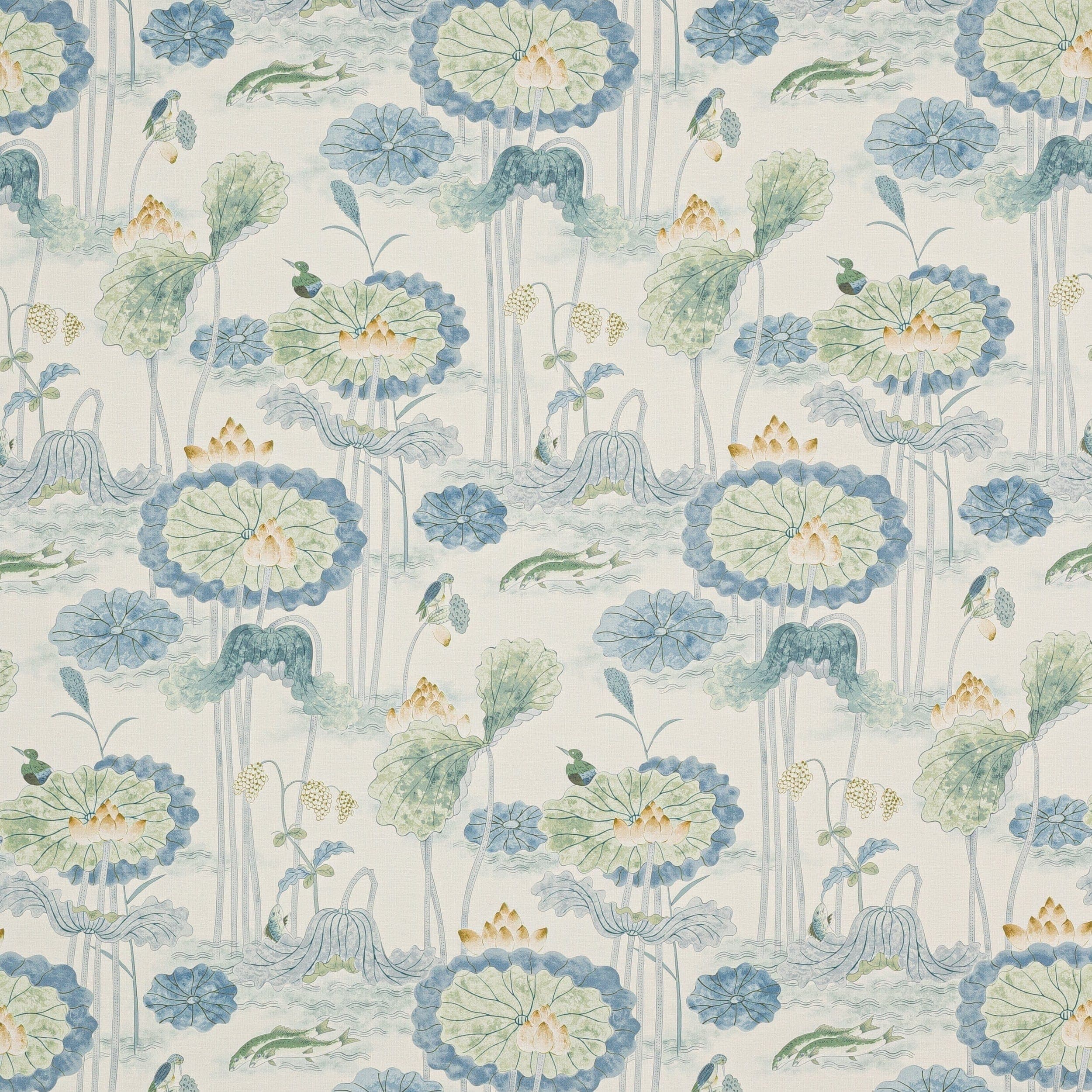 Treasure Flower Lin, celadon - Cowtan & Tout Design Library
