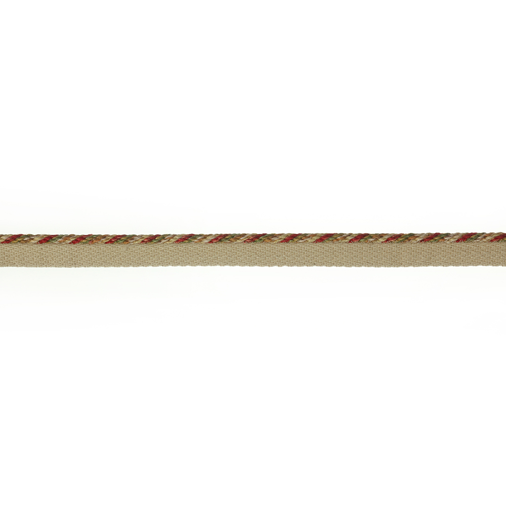 Arlington Small Rope, red, green - Cowtan & Tout Design Library