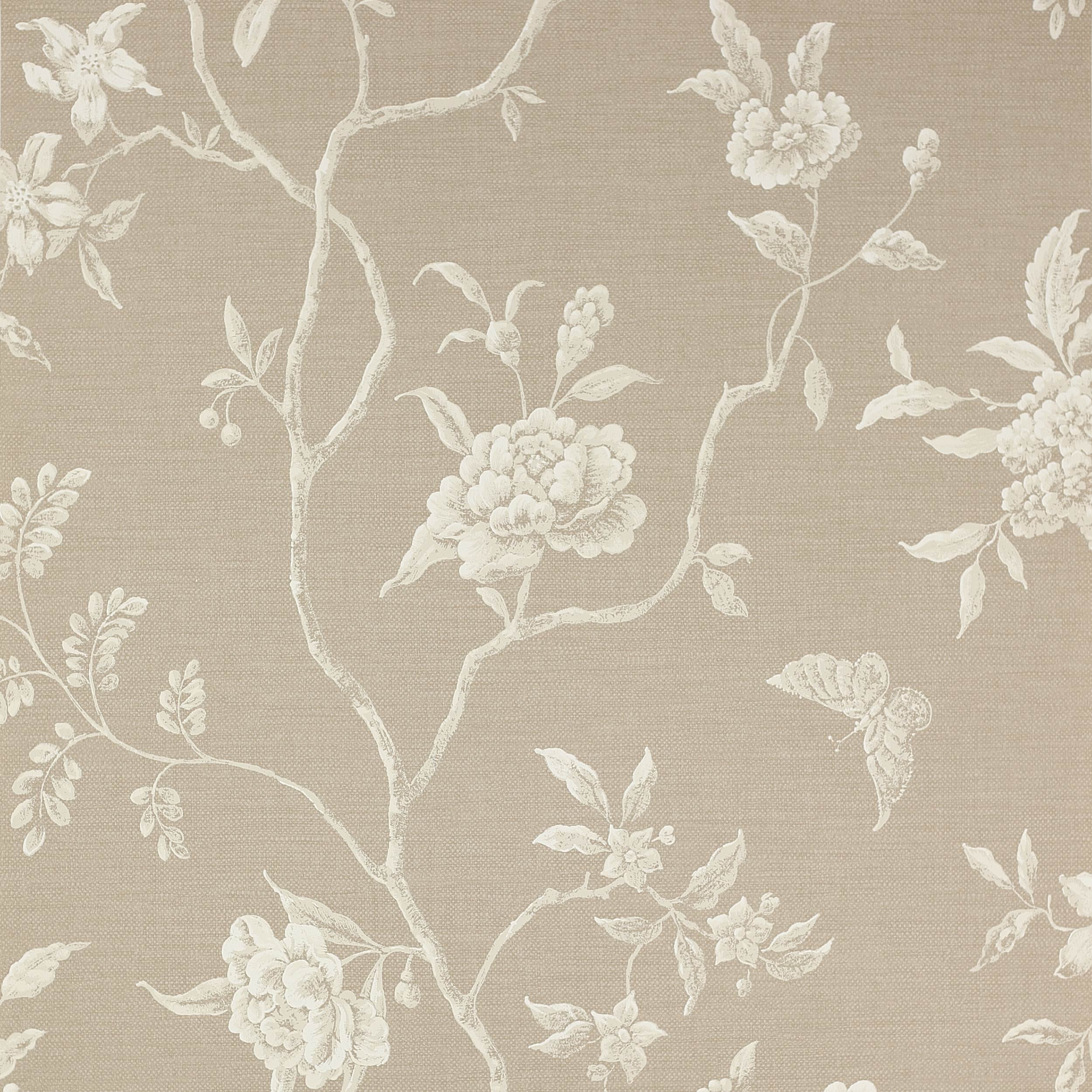 Swedish Tree Wallpaper, old blue - Cowtan & Tout Design Library