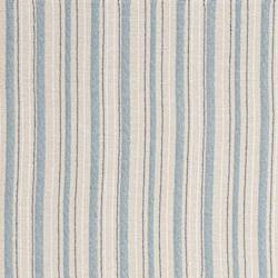 Lot De Tissu Cowtan And Tout Lin Rayé Beige - 10 Yards - NEUF, Made In Italy